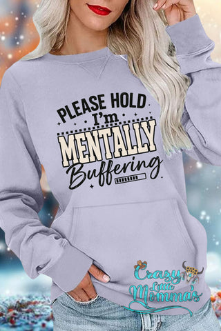 Mentally Buffering Pocking Sweatshirt