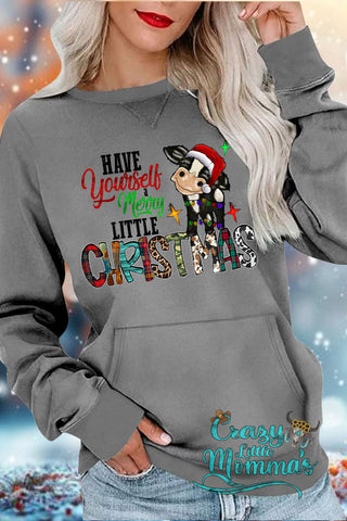 Merry Little Christmas Pocket Sweatshirt