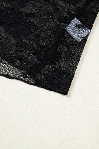 Midnight Bloom Lace Top