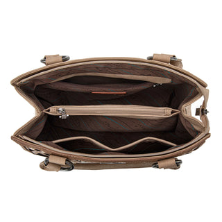 Montana West Cut-Out Embroidered Concealed Carry Tote and Wallet Set