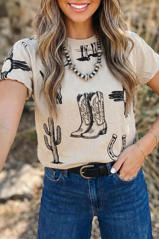 Open Range Western Graphic Tee