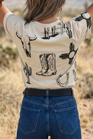 Open Range Western Graphic Tee