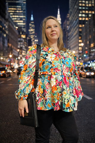 Painted Prairie Floral Top