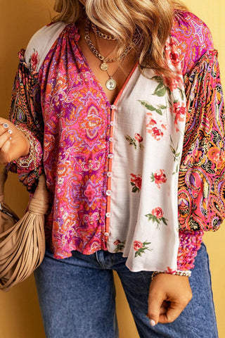 Painted Prairie Blouse Front