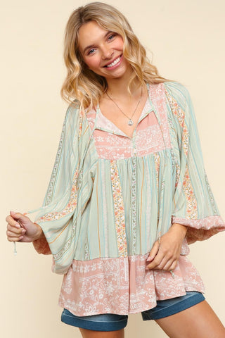 Boho Vintage Top Full