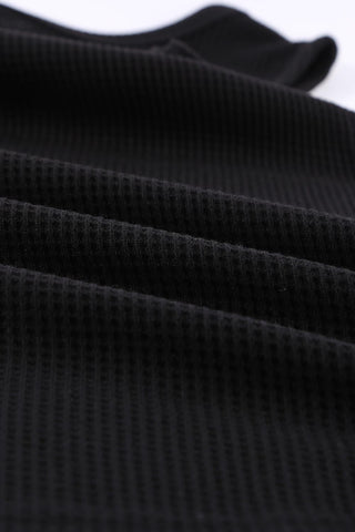 A look at the fabric of the Black Prairie Calm Sleeveless Top