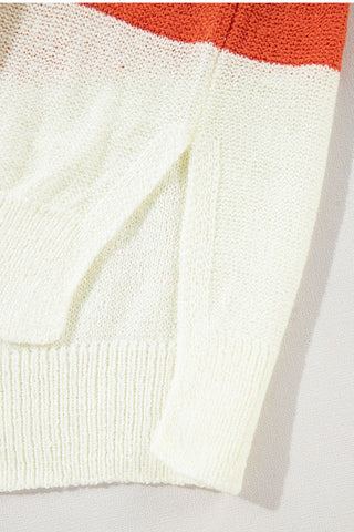 Pumpkin Patch Colorblock Sweater