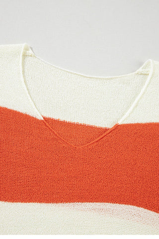 Pumpkin Patch Colorblock Sweater
