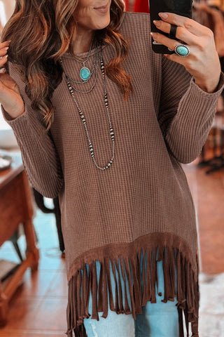Rodeo Nights Fringe Pullover