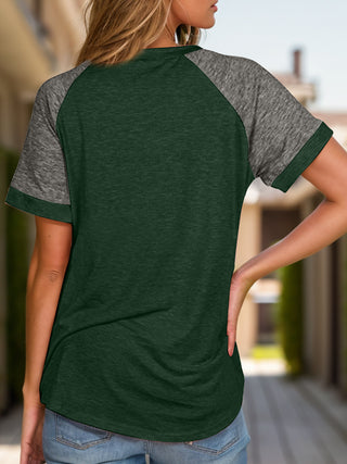 Back of Green Rural Roots Relaxed Tee