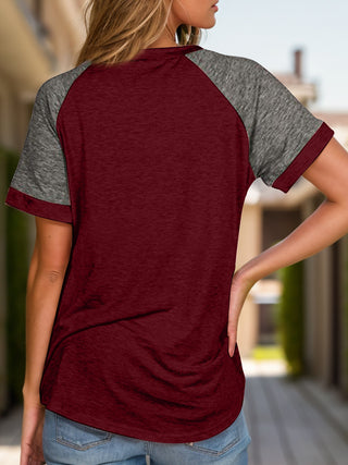 Back of the Red Rural Roots Relaxed Tee
