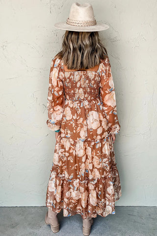 Rust Meadow Maxi Dress