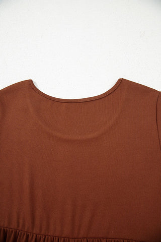 Rust Ridge Babydoll Dress