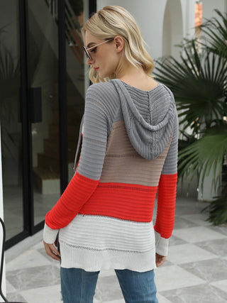 Back of Rustic Roads Hooded Sweater