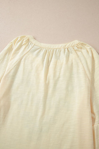 Saddle Rose Embroidered Blouse