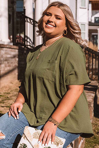 Sagewood Plus Size Pocket Tee