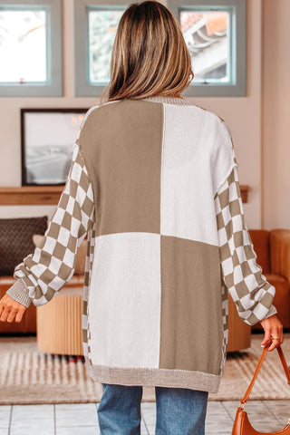 Slow Morning Checkered Cardigan