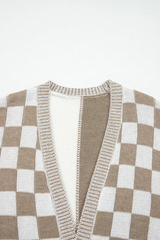Slow Morning Checkered Cardigan