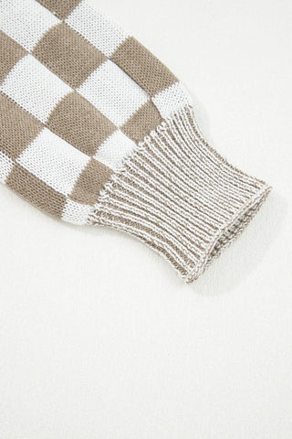 Slow Morning Checkered Cardigan