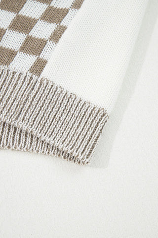 Slow Morning Checkered Cardigan