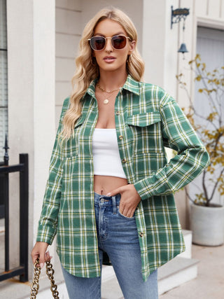 Font of Southern Pines Plaid Shirt in Green