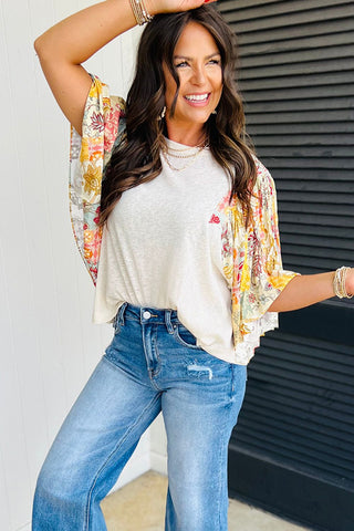 Sunset Serenade Sleeve Tee