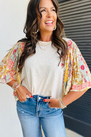 Sunset Serenade Sleeve Tee