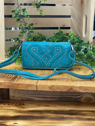 Turquoise Heartland Crossbody