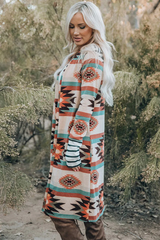 Turquoise Trail Aztec Cardigan