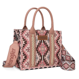 Wrangler Southwestern Pink Pattern Crossbody and Wallet Set