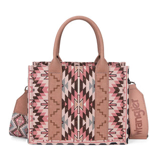 Wrangler Southwestern Pink Pattern Crossbody and Wallet Set
