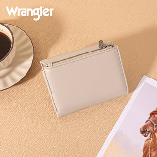 Wrangler Color Block Tote/Crossbody & Wallet Set – Green and Tan