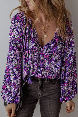 Wildflower Nights Peasant Blouse