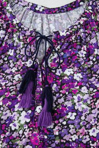 Wildflower Nights Peasant Blouse