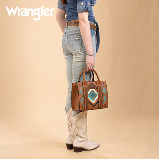 Wrangler Aztec Crossbody and Card Holder Set