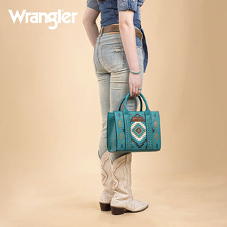 Wrangler Aztec Crossbody and Card Holder Set
