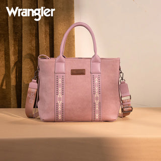Wrangler Carry-All Aztec Expandable Tote/Crossbody and Wallet Set