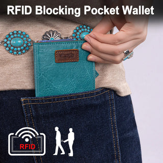 Wrangler Aztec Crossbody and Card Holder Set